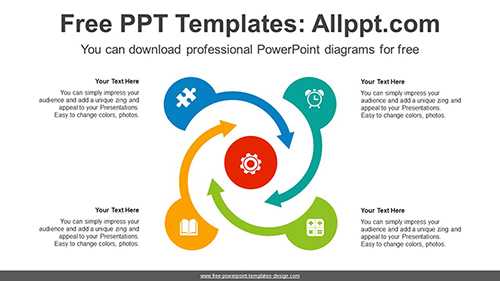 Concentrated Arrows PowerPoint Diagram