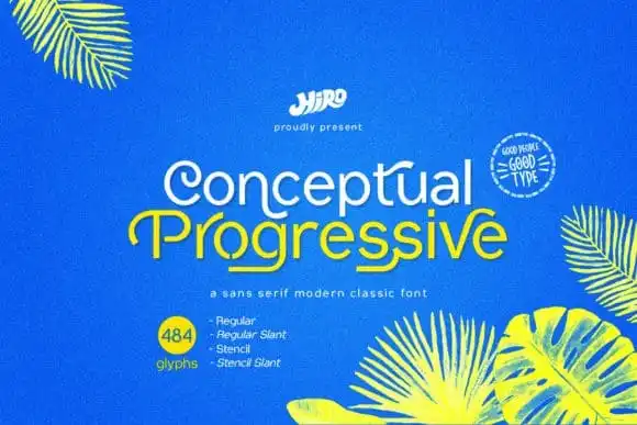 Conceptual Progressive Sans Serif Font