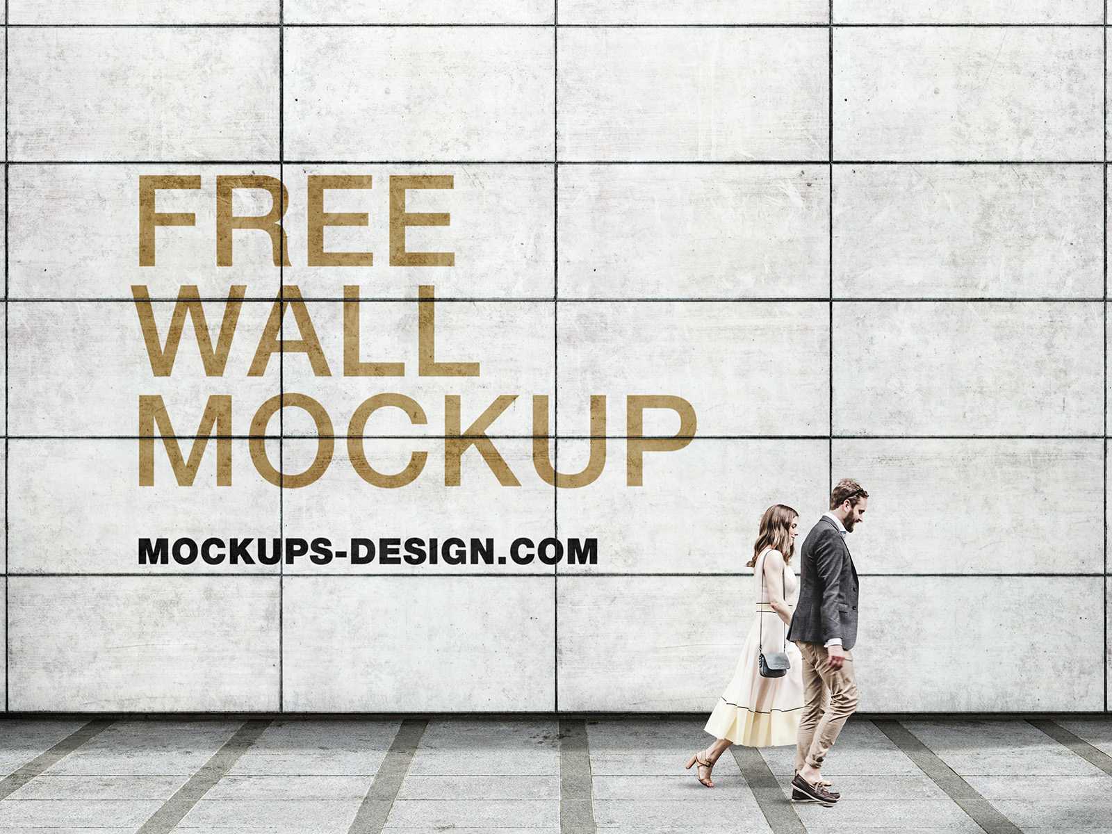Concrete wall mockup - Instant Download