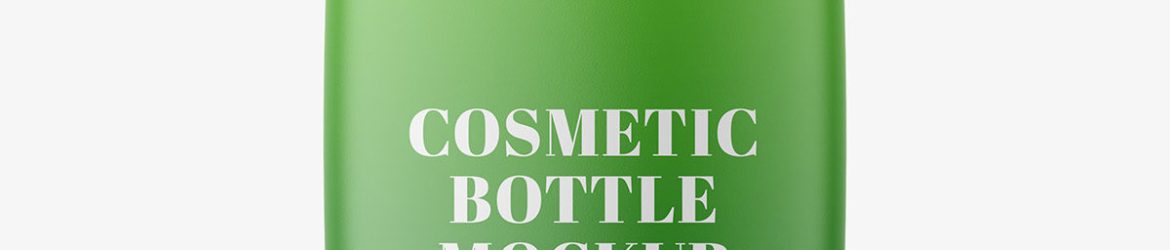 Conditioner bottle mockup