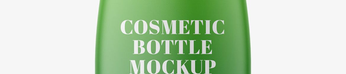 Conditioner bottle mockup