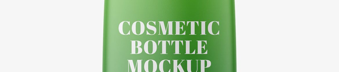 Conditioner bottle mockup