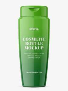 Conditioner bottle mockup / glossy