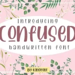 Confused Handwritten Font