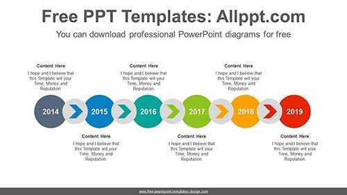 Connected Circle PowerPoint Diagram