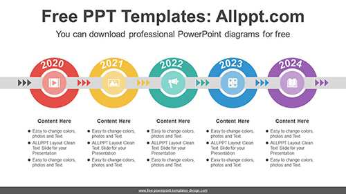 Connection Circles PowerPoint Diagram