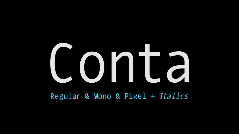 Conta Font Family › Fontesk