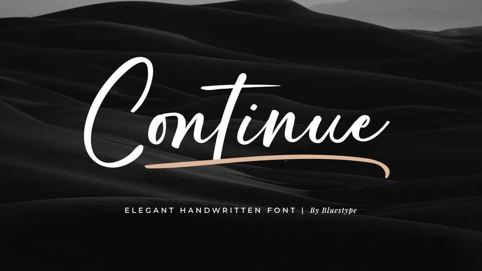 Continue Font › Fontesk