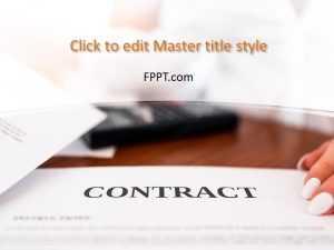 Contract PowerPoint Template