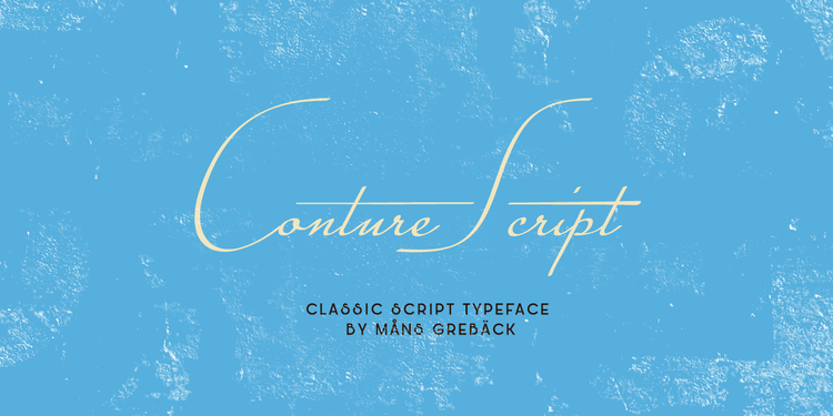 Conture Script Font