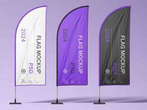Convex Flags Mockup