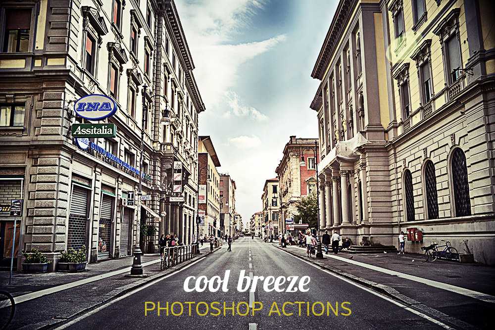Cool Breeze: 4 Free Photoshop Actions