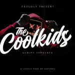 Coolkids Script Font - Fonte Grátis Coolkids Script Font