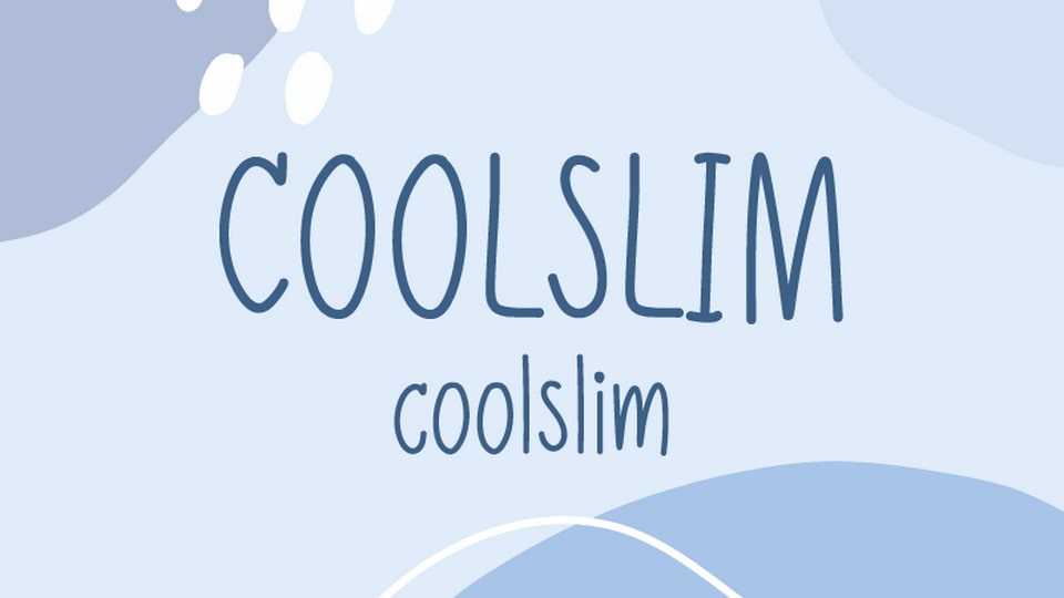 Coolslim Font › Fontesk