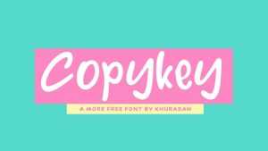 Copykey Font › Fontesk