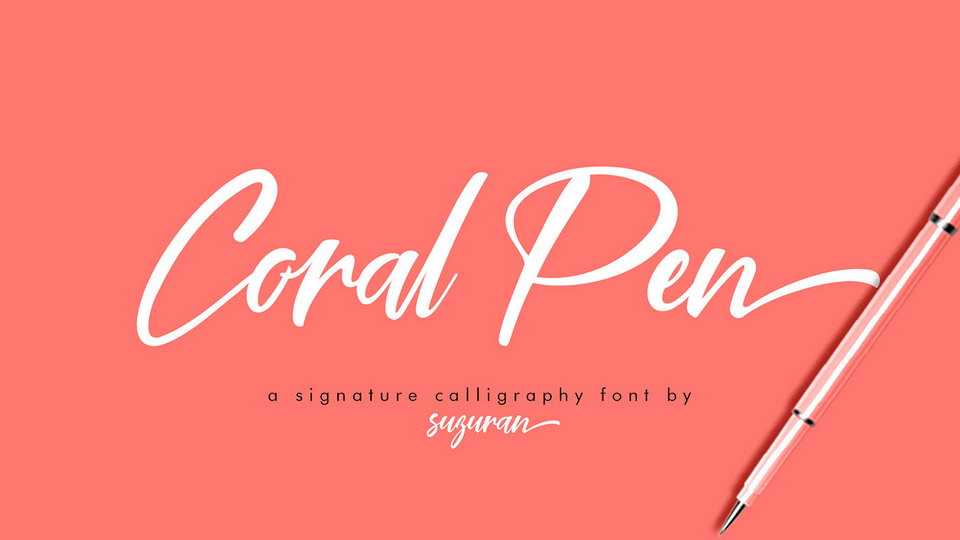 Coral Pen Script Font › Fontesk