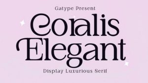 Coralis Elegant Font › Fontesk