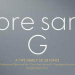 Core Sans G Font Family