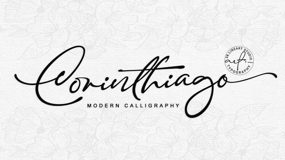 Corinthiago Script Font › Fontesk