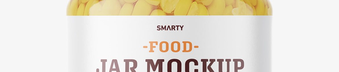 Corn jar mockup