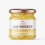 Corn jar mockup