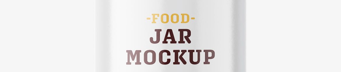 Corn jar mockup
