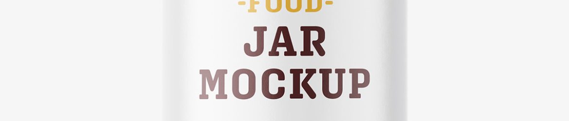 Corn jar mockup