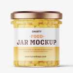 Corn jar mockup