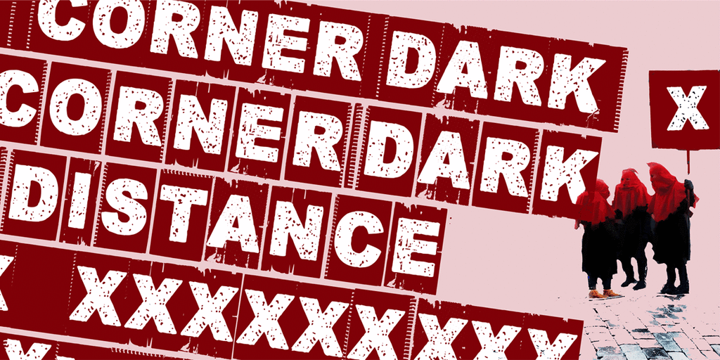 Corner Dark Font Family