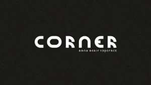 Corner Display Font