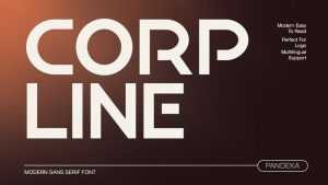 Corpline Font › Fontesk