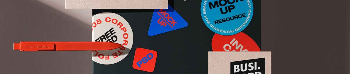Corporate Folder Stationery Mockup