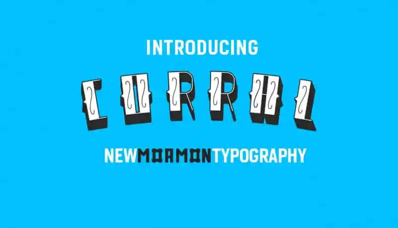 Corral Display Font