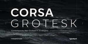 Corsa Grotesk Font Family