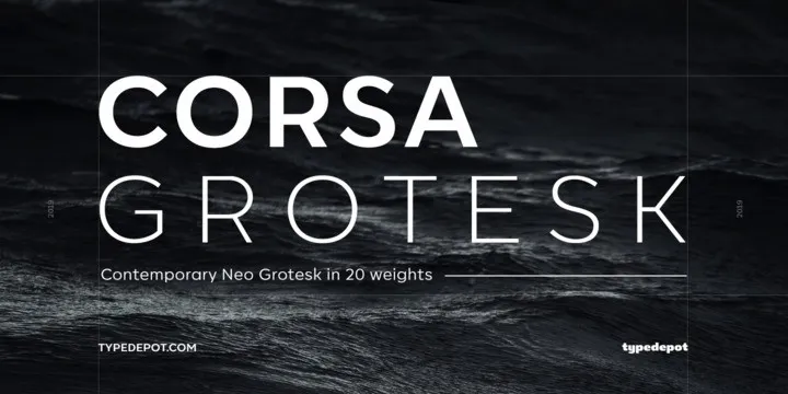Corsa Grotesk Font Family