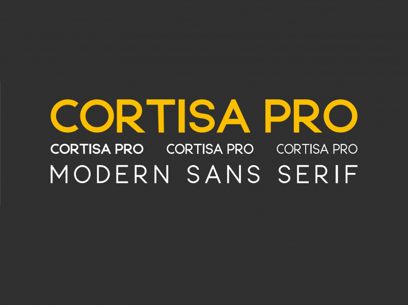 Cortisa Pro Font