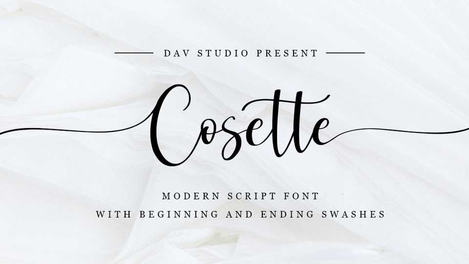Cosette Script Font › Fontesk