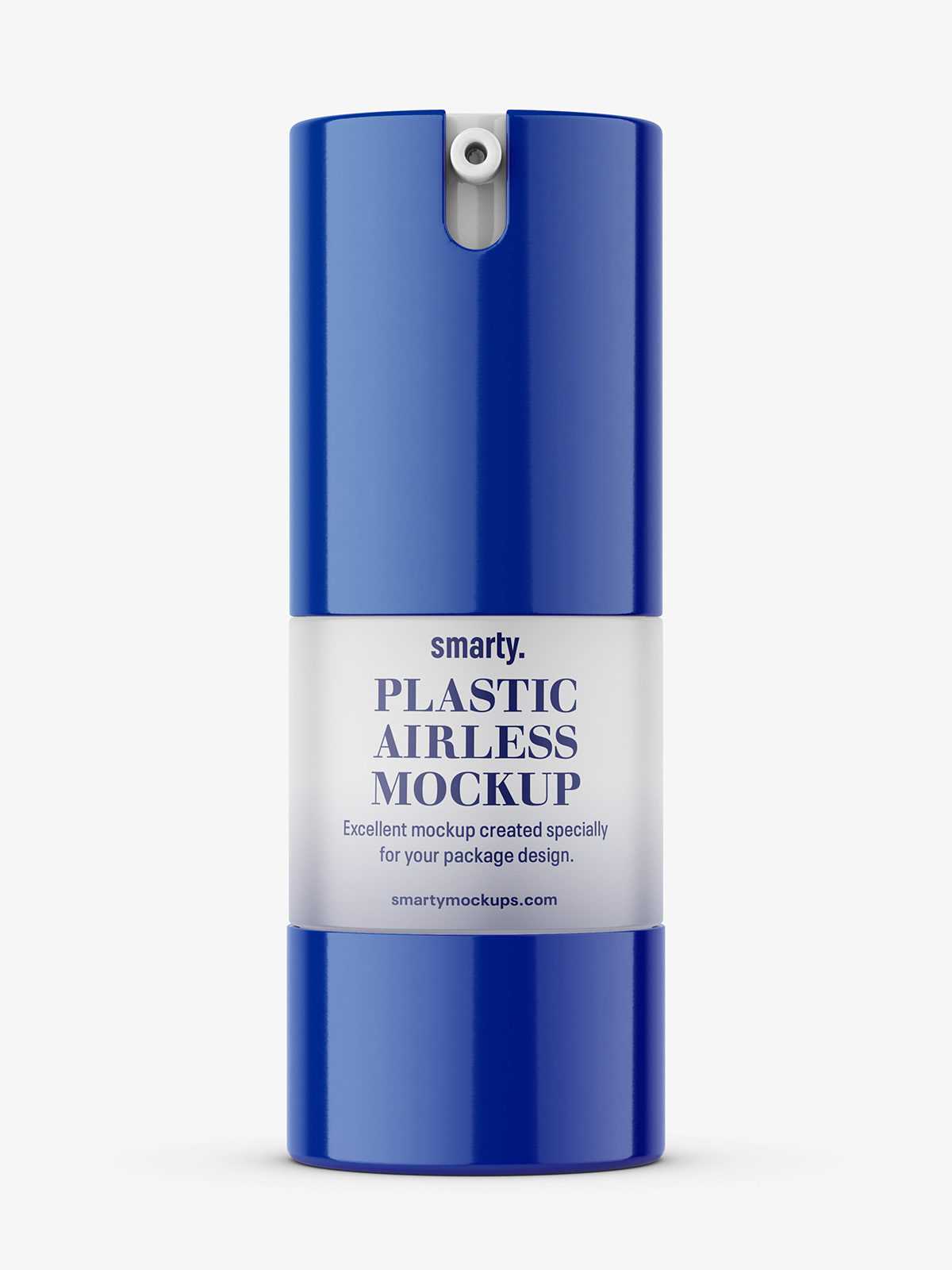 Cosmetic airless bottle mockup / 15 ml
