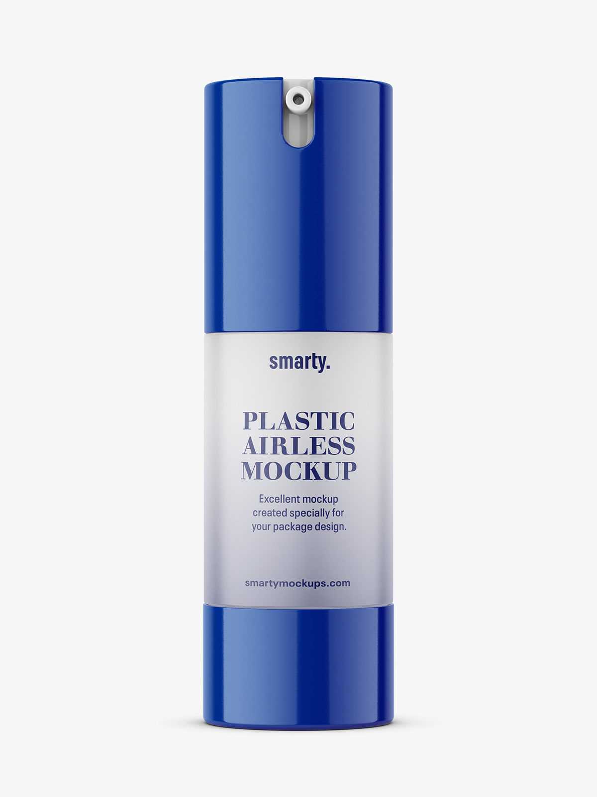 Cosmetic airless bottle mockup / 30 ml