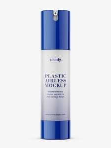Cosmetic airless bottle mockup / 50 ml
