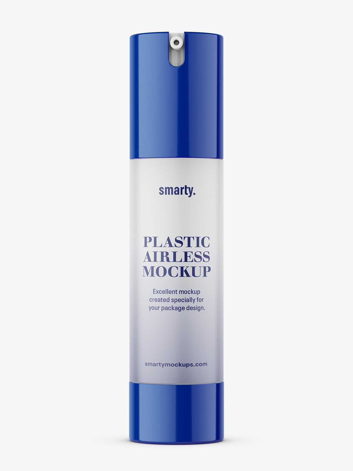 Cosmetic airless bottle mockup / 50 ml