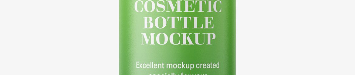 Cosmetic bottle mockup