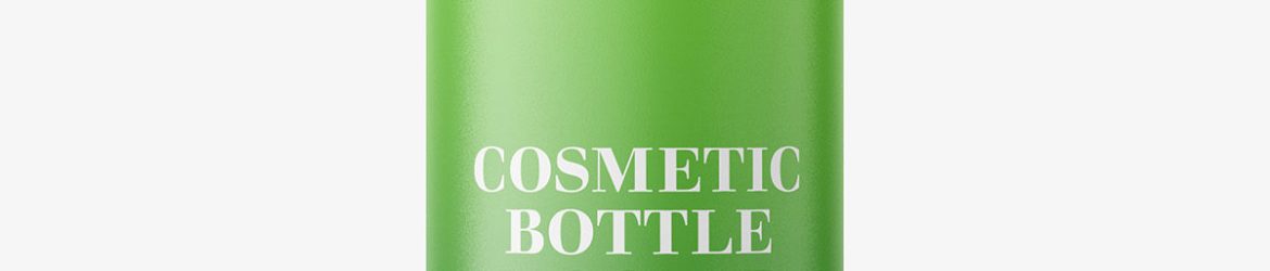 Cosmetic bottle mockup / amber Cosmetic bottle mockup / amber