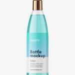 Cosmetic bottle mockup / clear