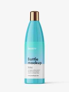 Cosmetic bottle mockup / glossy