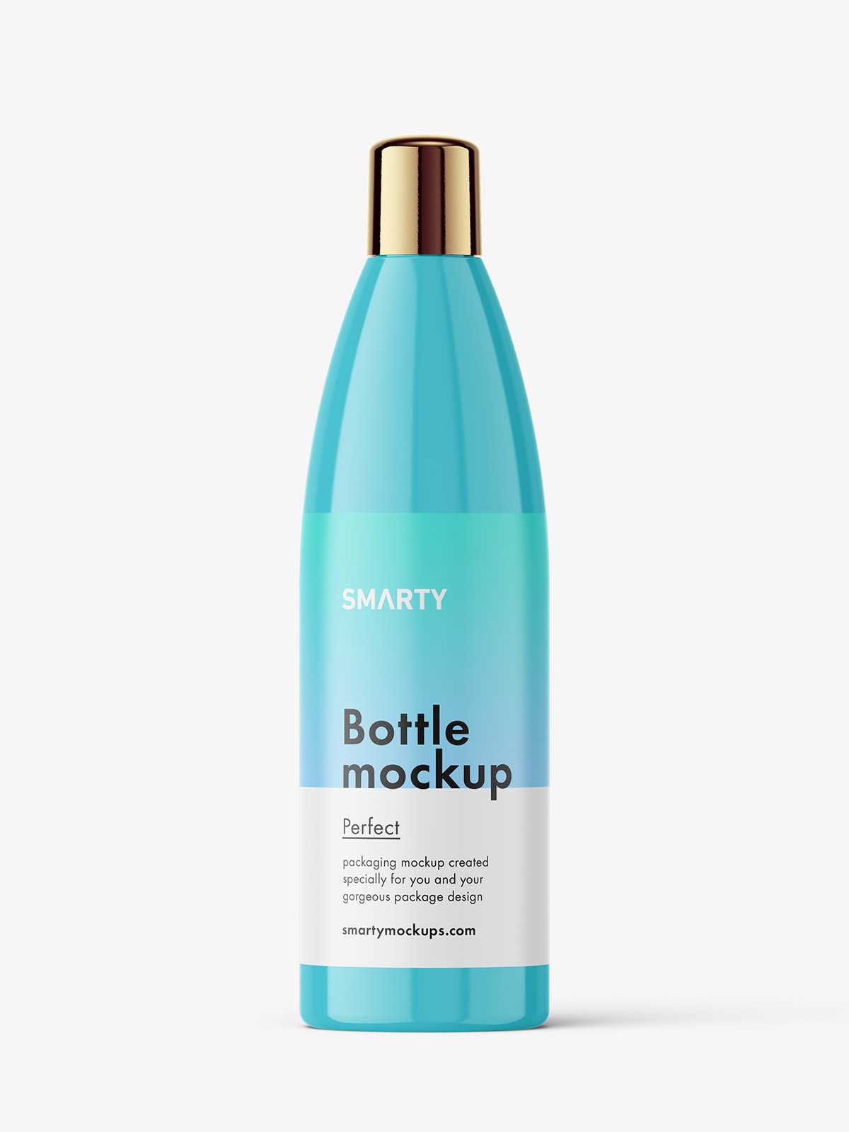 Cosmetic bottle mockup / glossy