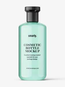 Cosmetic bottle mockup / transparent