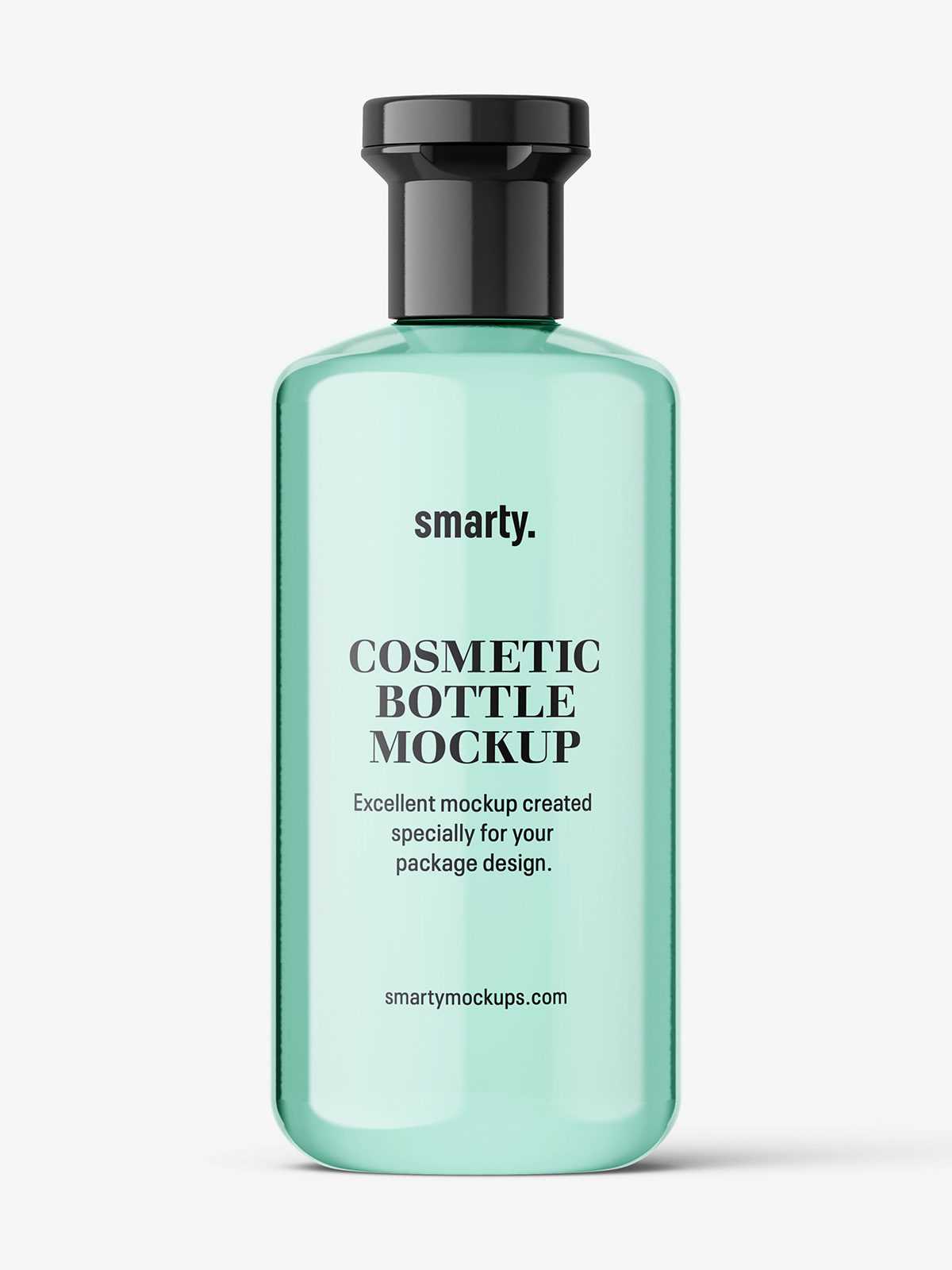 Cosmetic bottle mockup / transparent