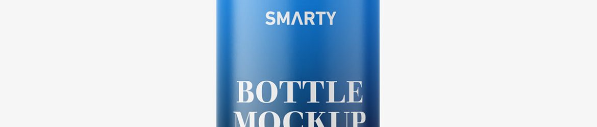 Cosmetic bottle with disctop / blue Cosmetic bottle with disctop / blue