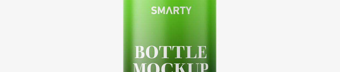 Cosmetic bottle with disctop / green Cosmetic bottle with disctop / green